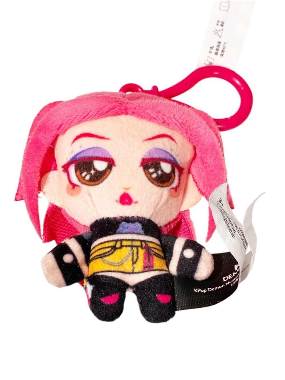 Kpop Demon Hunters 4" MIRA Clip-On Plush Keychain